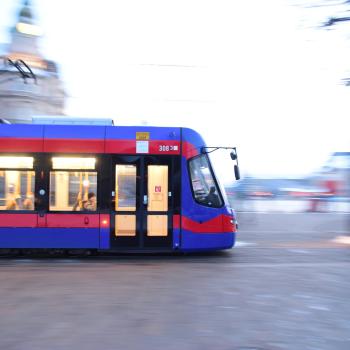 Tram traffic on October 7, 2023